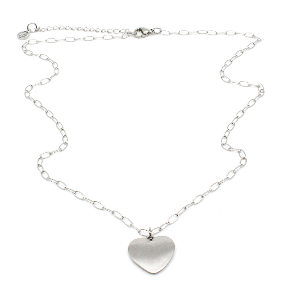 Love Yourself Necklace Silver
