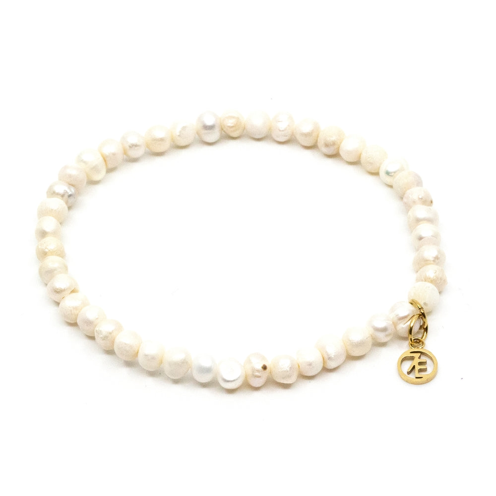 Unpolished Bracelet White