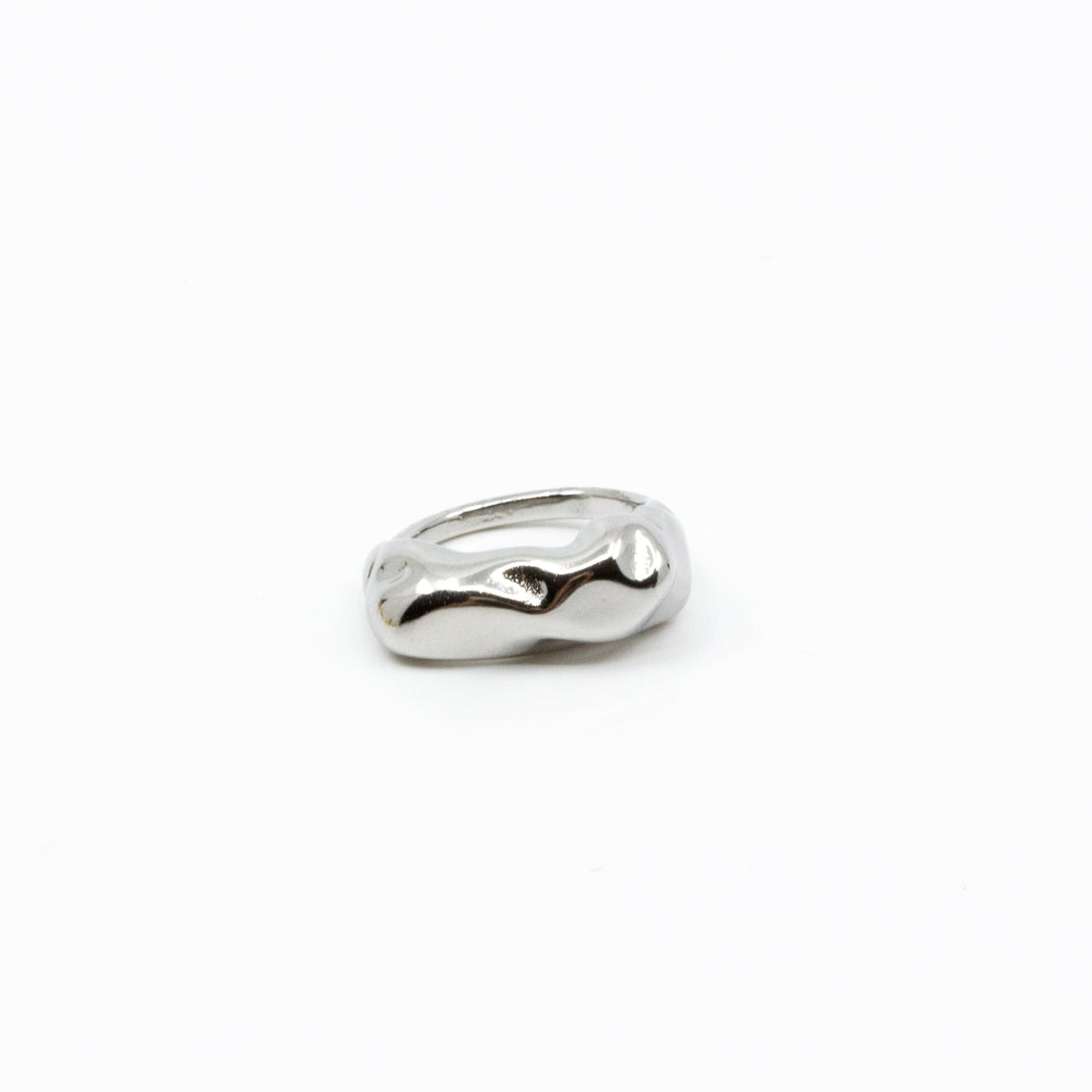 Waves Ring Silver