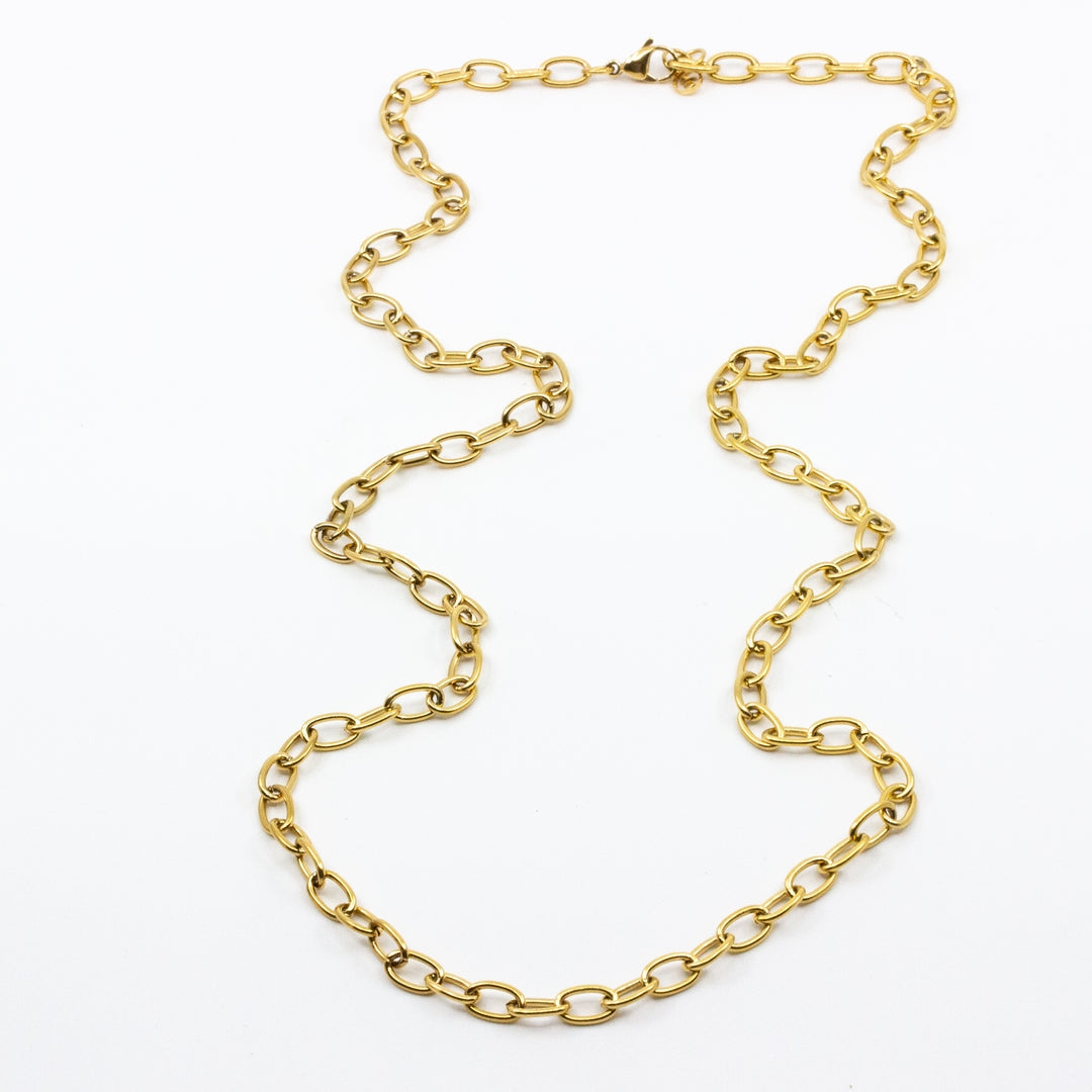 Bigger Chain Necklace 90cm Gold