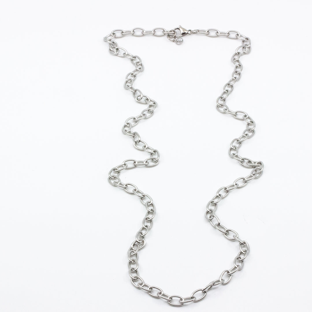 Bigger Chain Necklace 90cm Silver