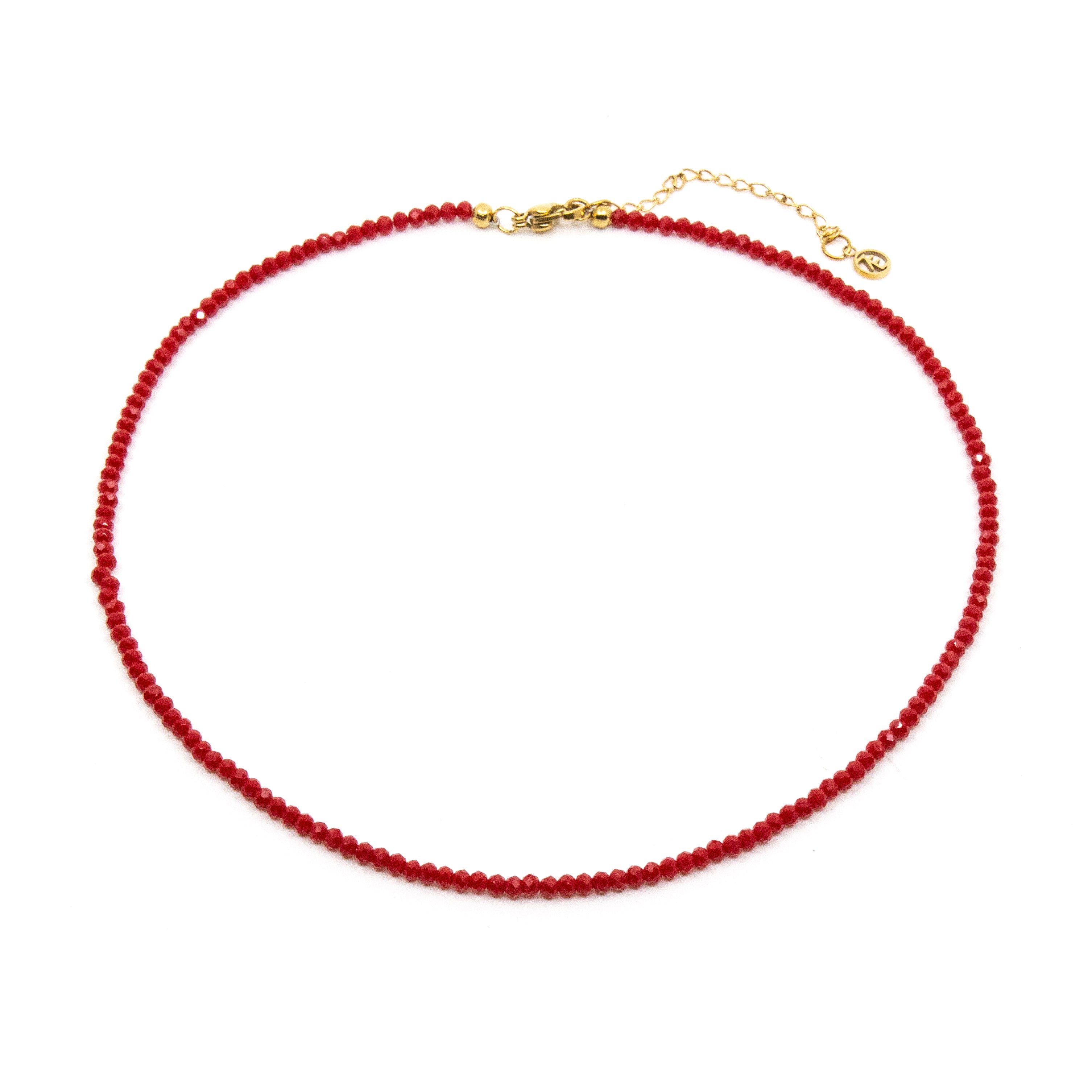 Sparkling Halsband Röd/Guld