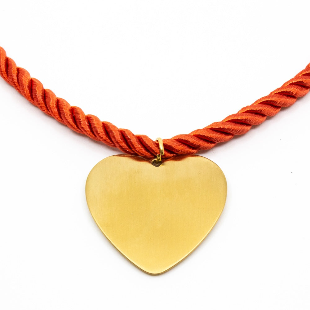 Big Love Rope Necklace Red