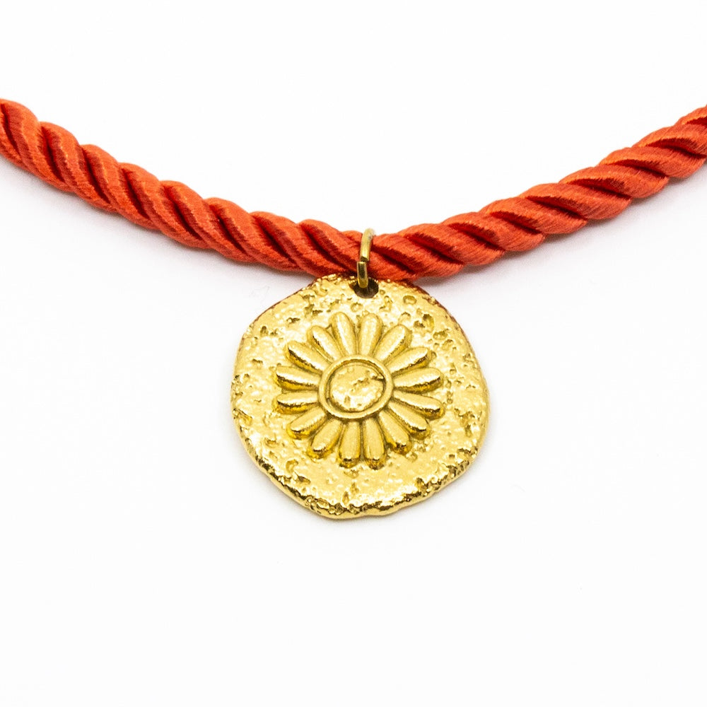 Bellis Rope Necklace Red