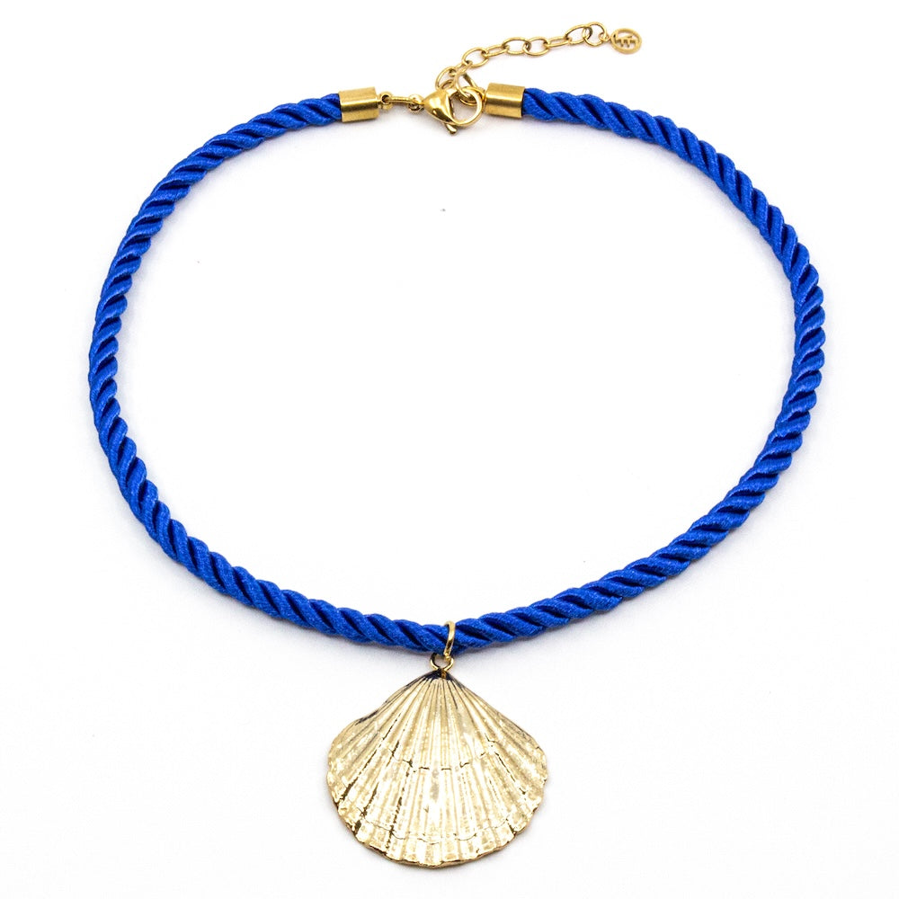 Shell Rope Halsband Guld