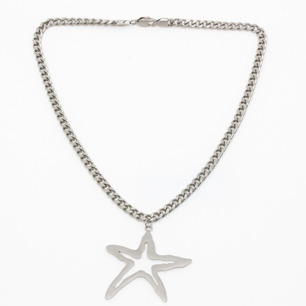 Starfish Halsband Silver