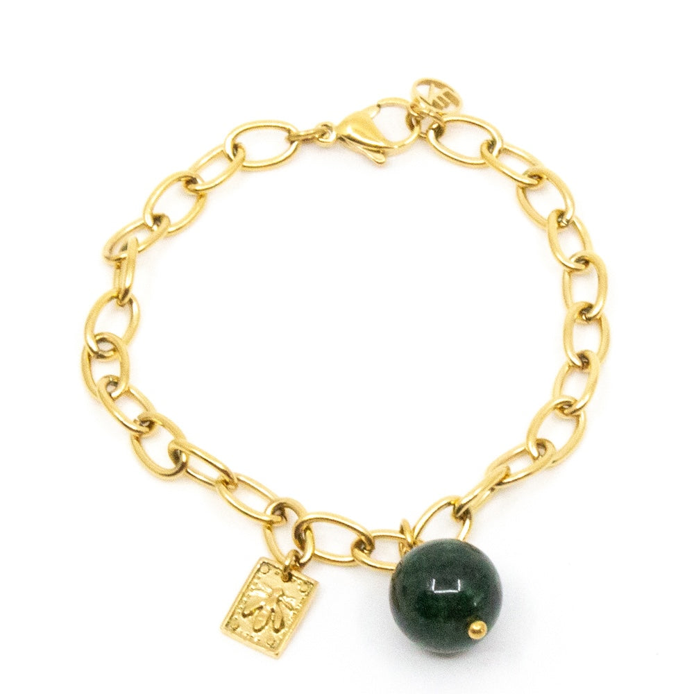 Ball Armband Grön