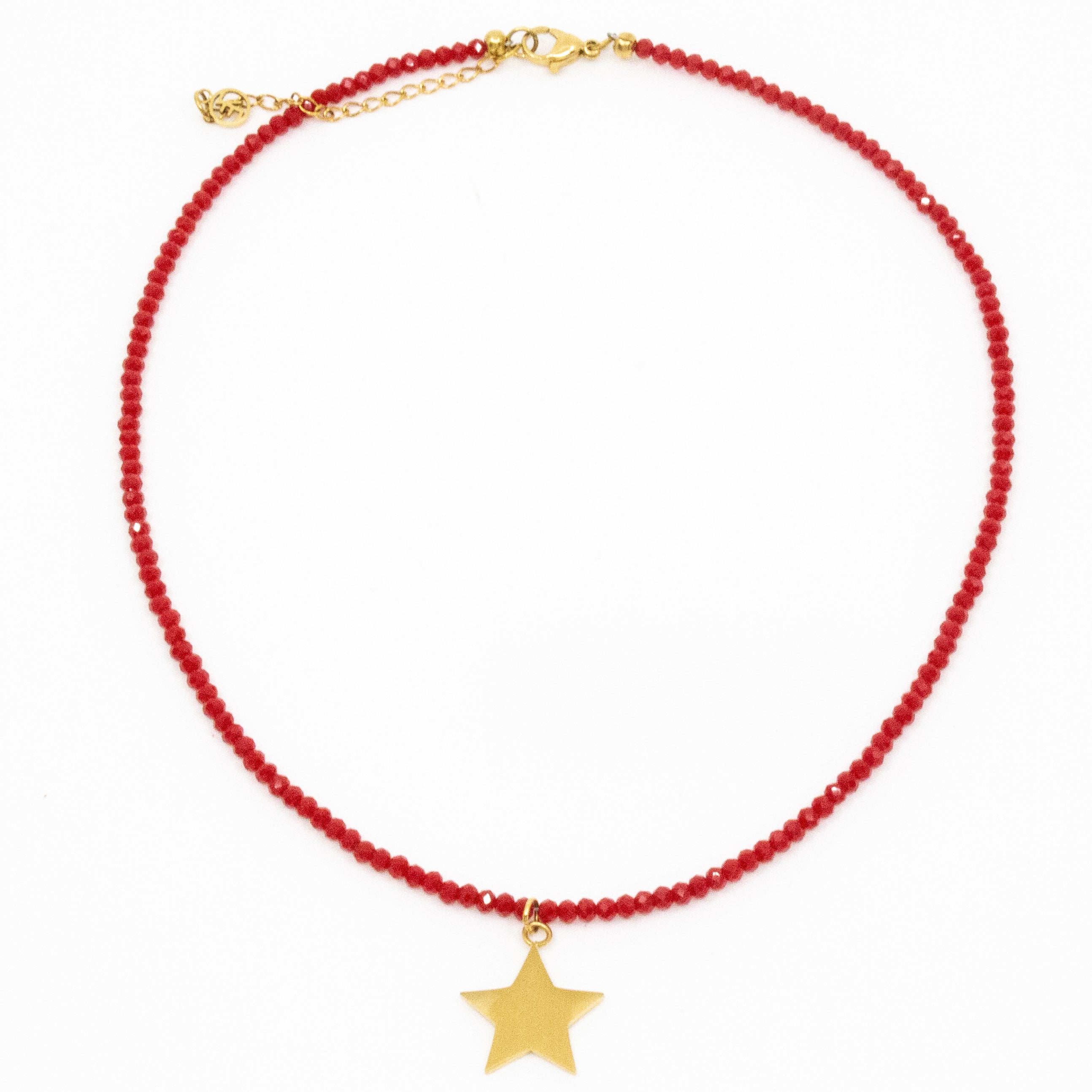 Whole Star Halsband 45cm Röd