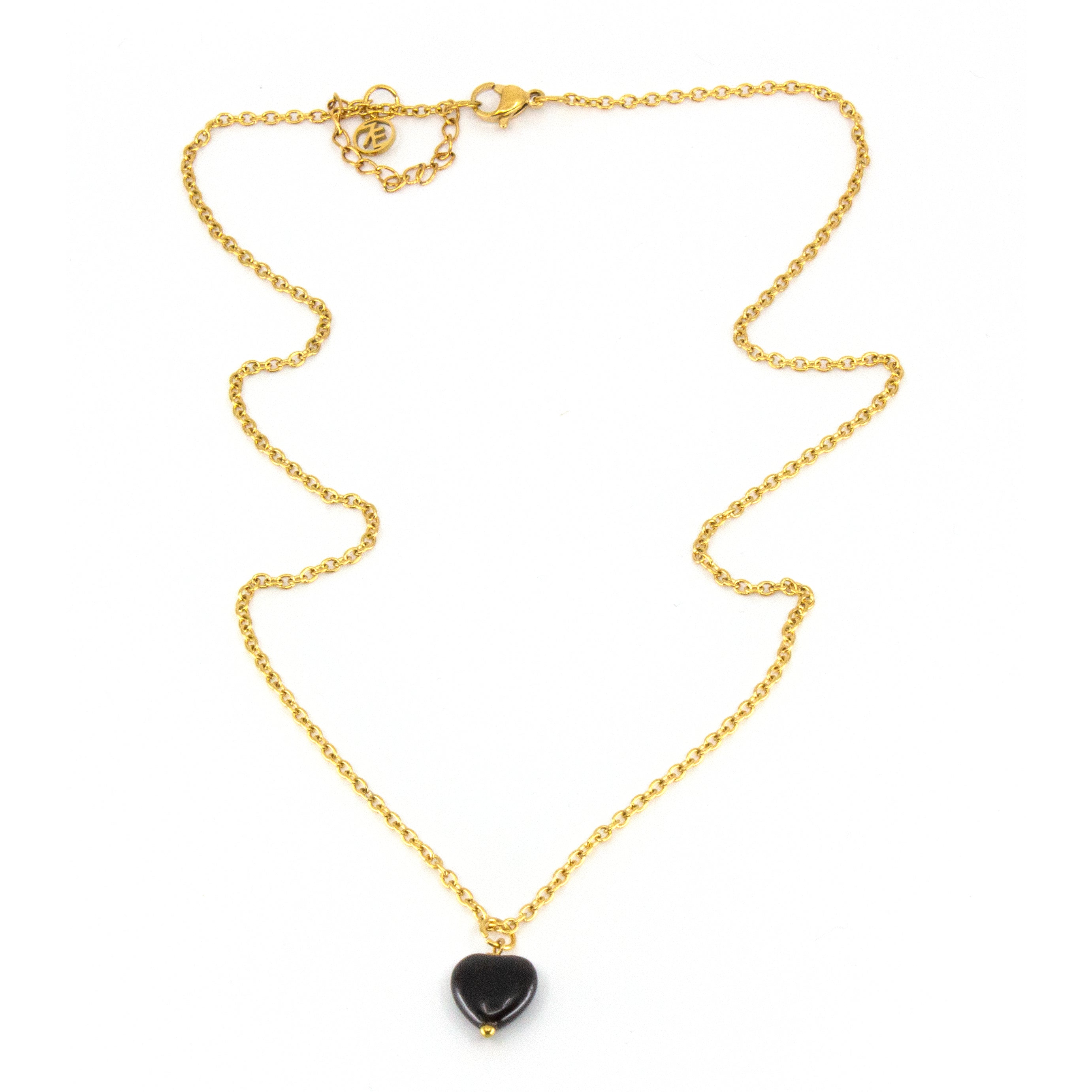 Heart Onyx Halsband