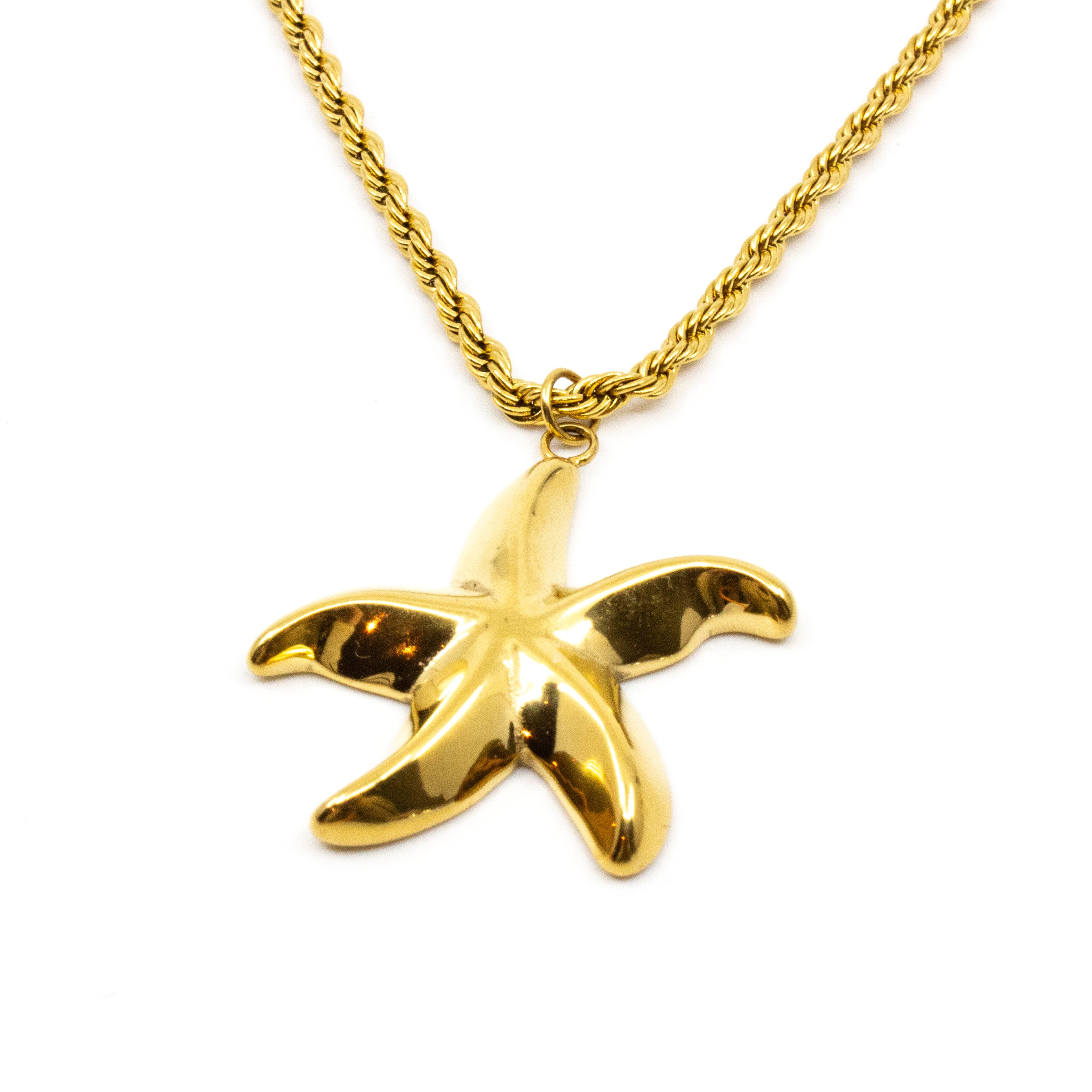 Solstjärna Halsband Guld