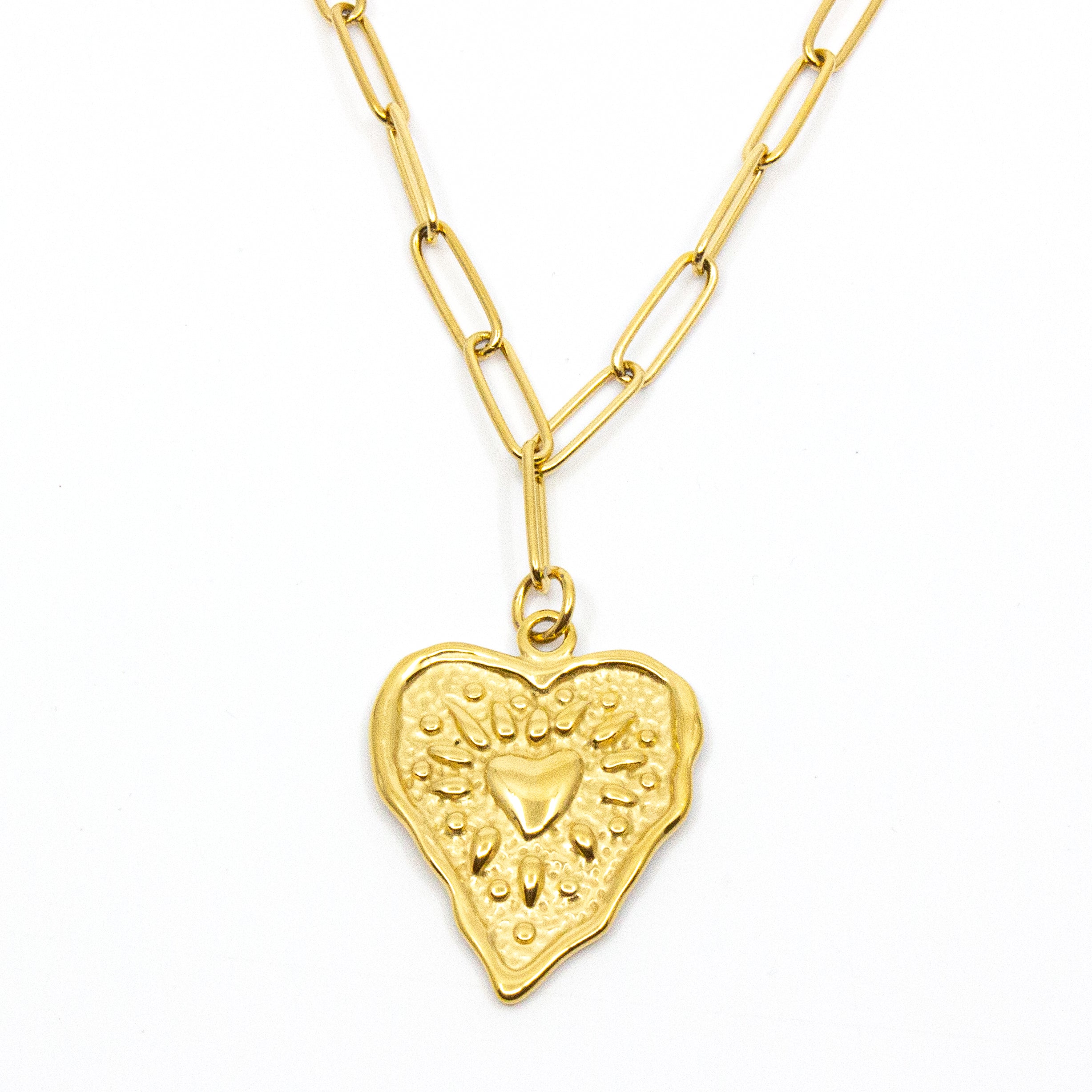 Western Heart Halsband 42cm Guld