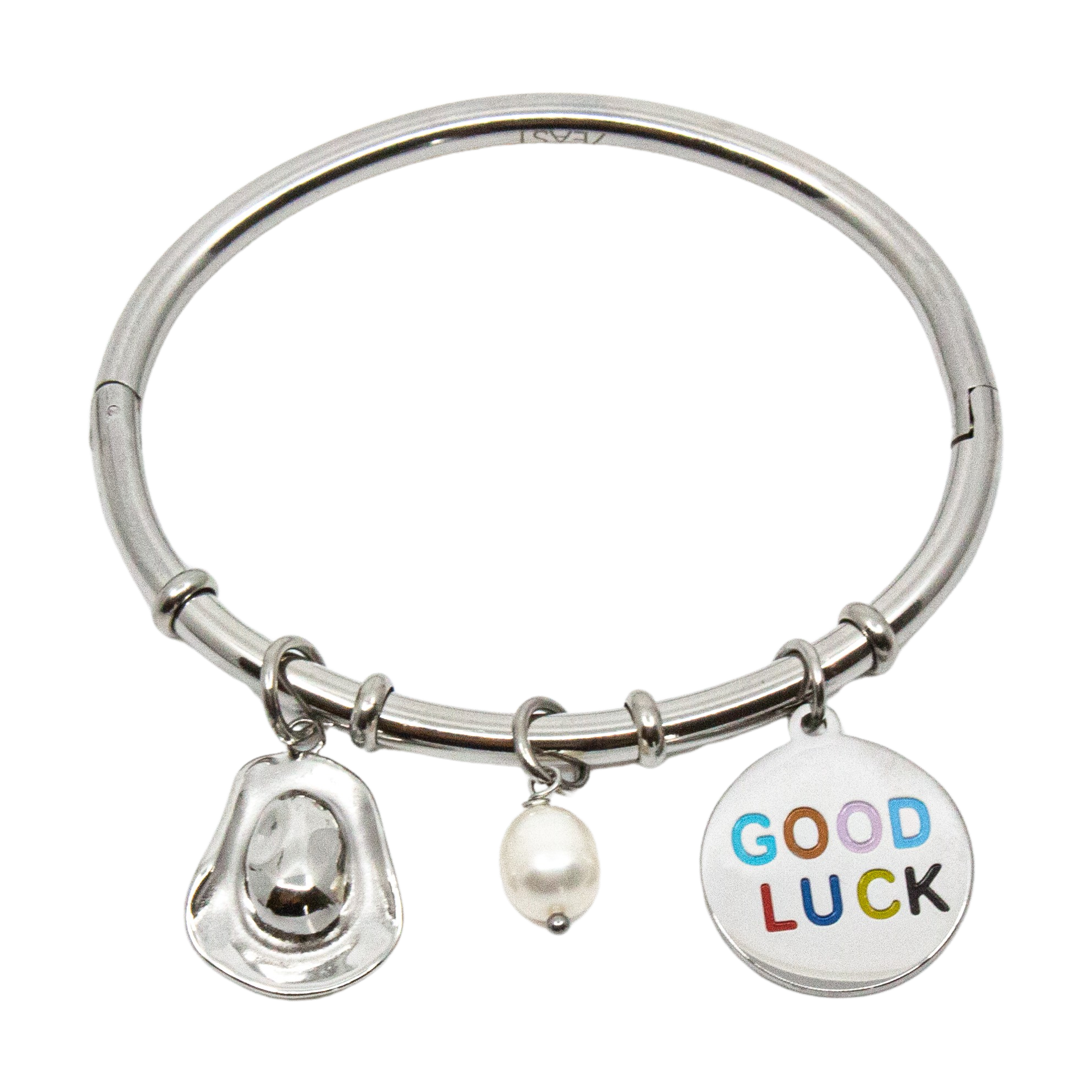 Modern Western Bangle Silver