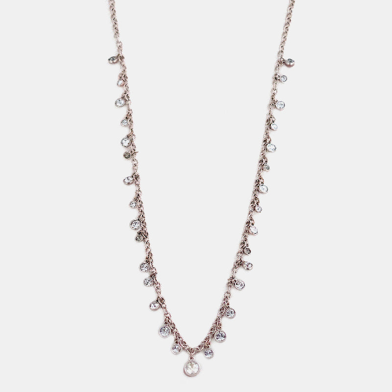 Swarovski halsband brons Bronze
