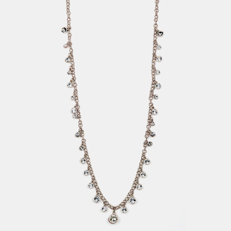 Swarovski necklace silver
