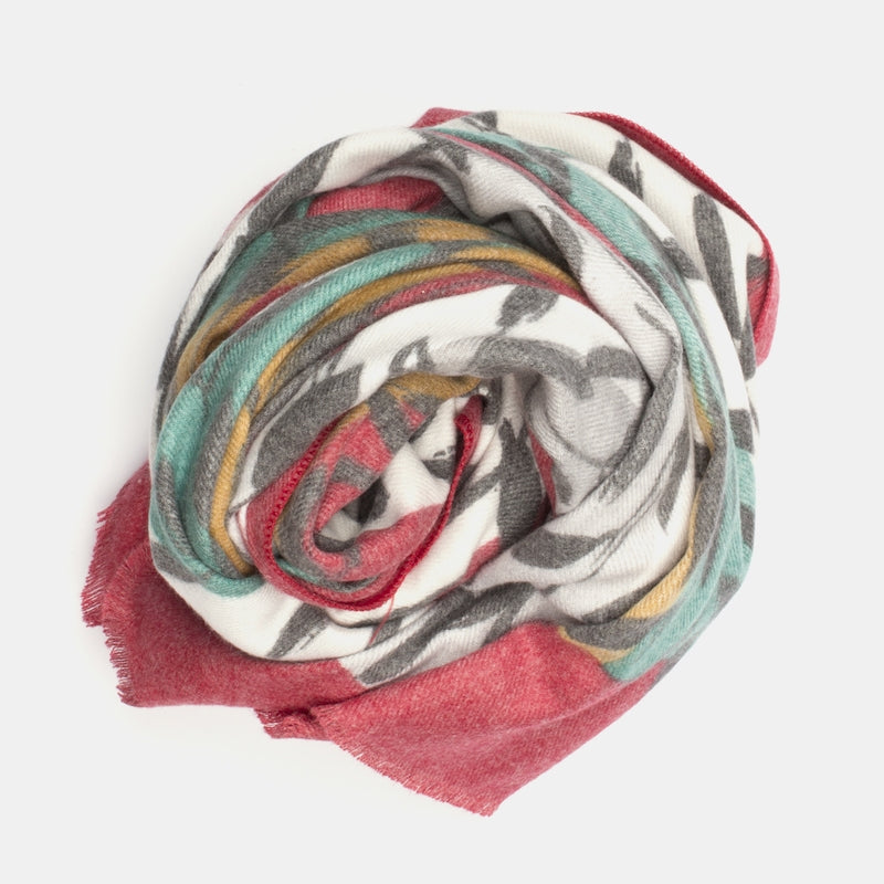 Serrano Sjal Röd Röd