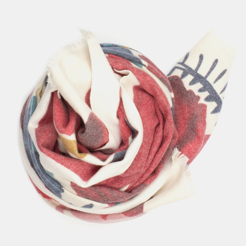 Lacoma Sjal Röd Röd