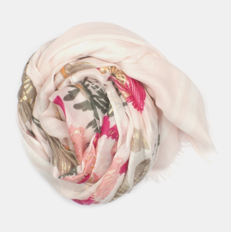 Coutance Sjal Rosa Rosa