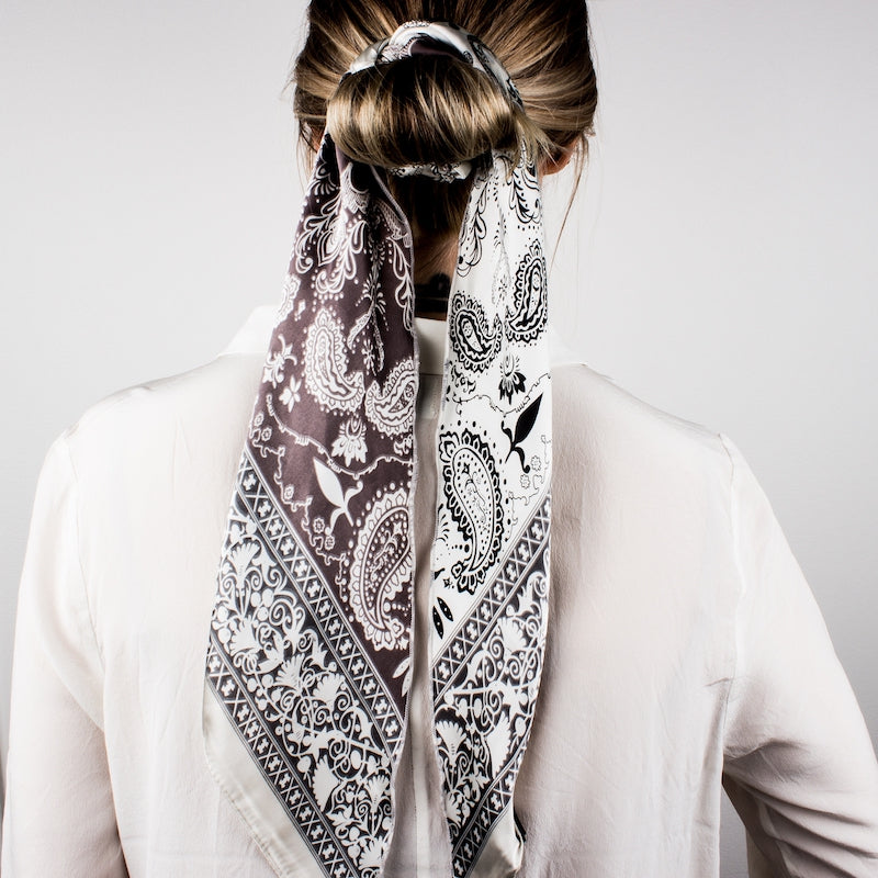 Harlem Scrunchie Grå Grå