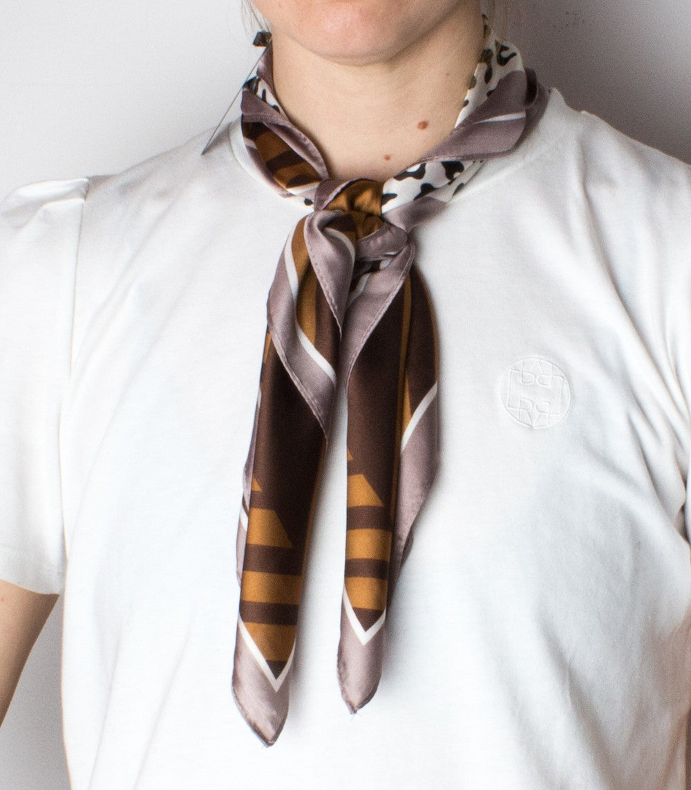 Nottingham Sjal Camel Camel