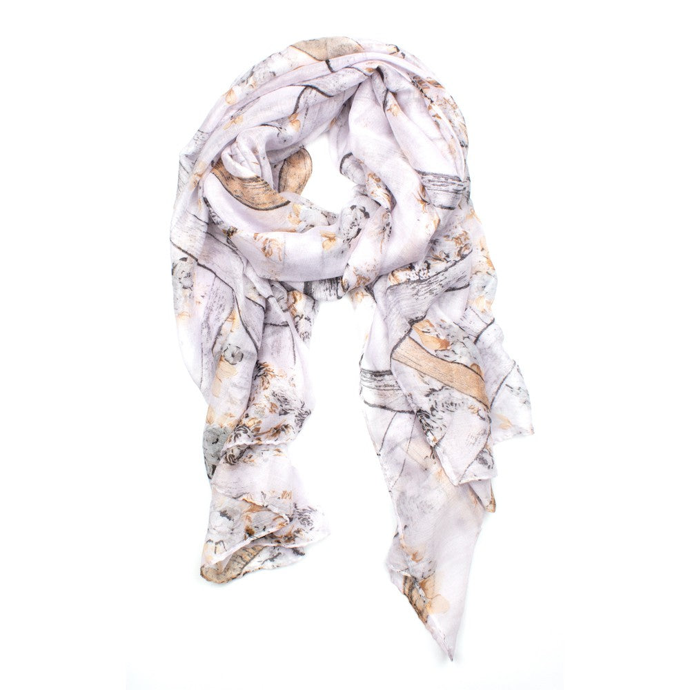 Teramo Sjal Lila Lila