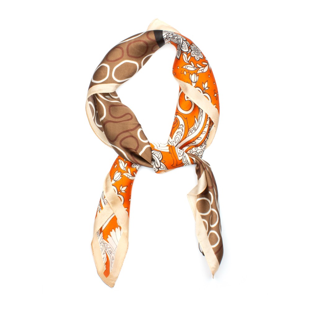 Zeist Sjal 70x70cm Orange Orange