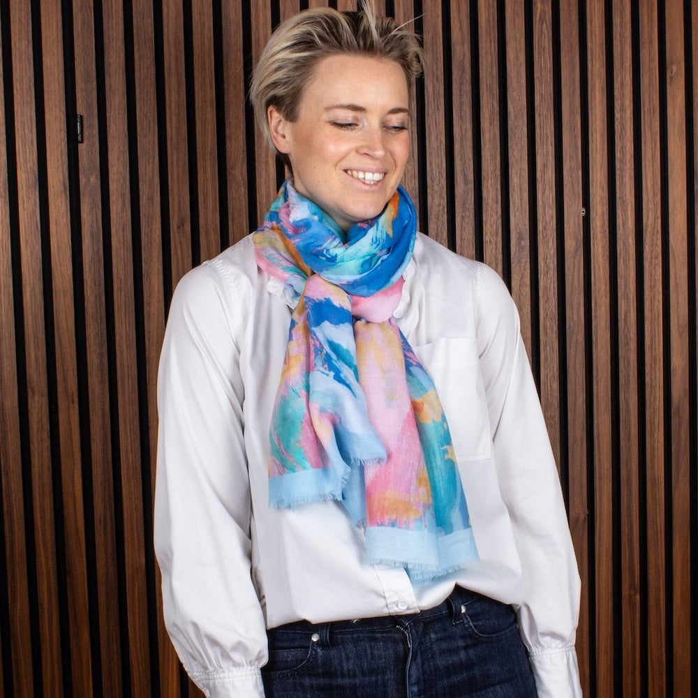 Montpellier Shawl Blue