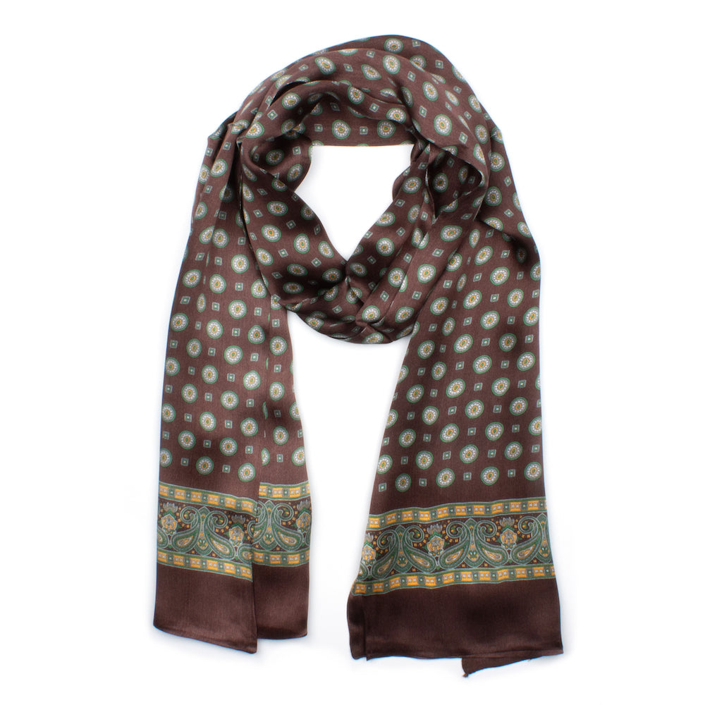 Marburg Silk Shawl Brown