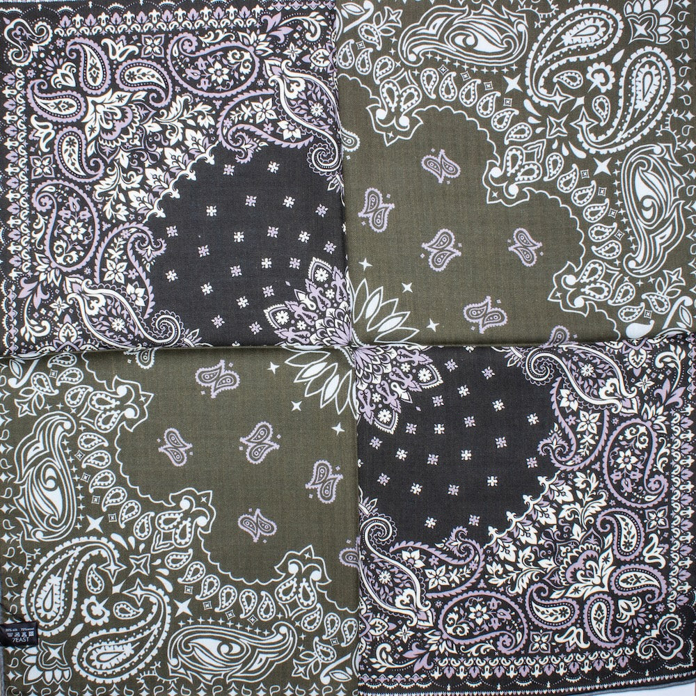 Bordeaux Silk and Wool Shawl Blue