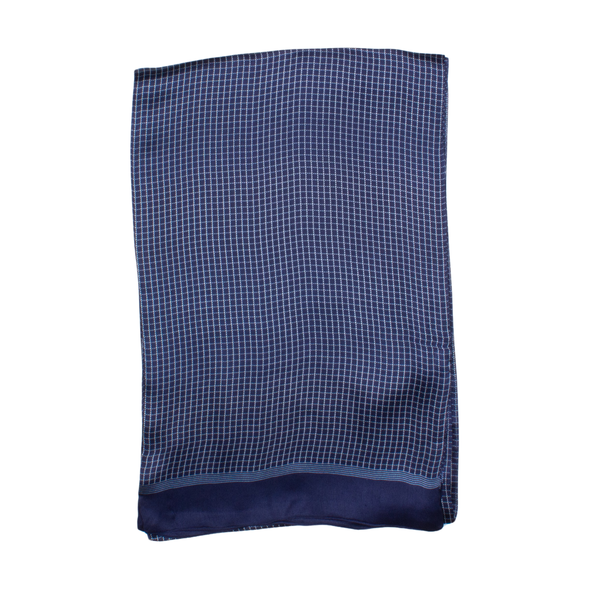 Basildon Sidensjal Blå