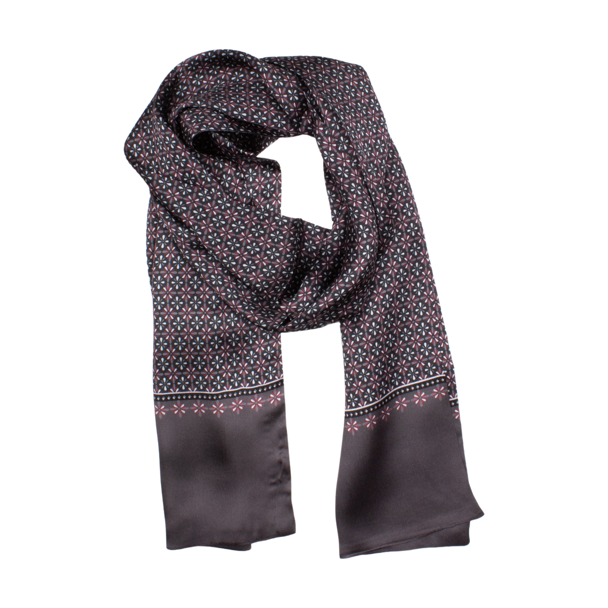 Harlow Sidensjal Grå