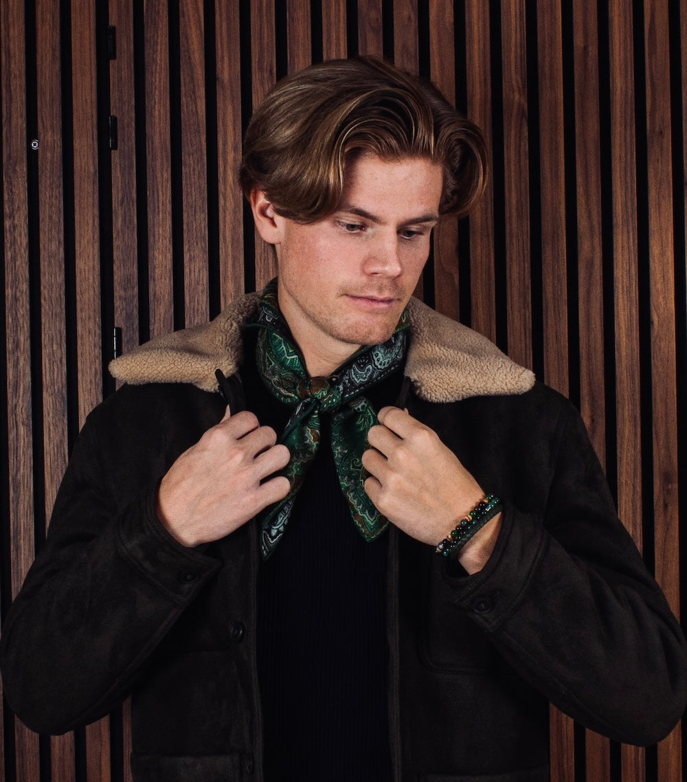 Lyon Wool Shawl Green