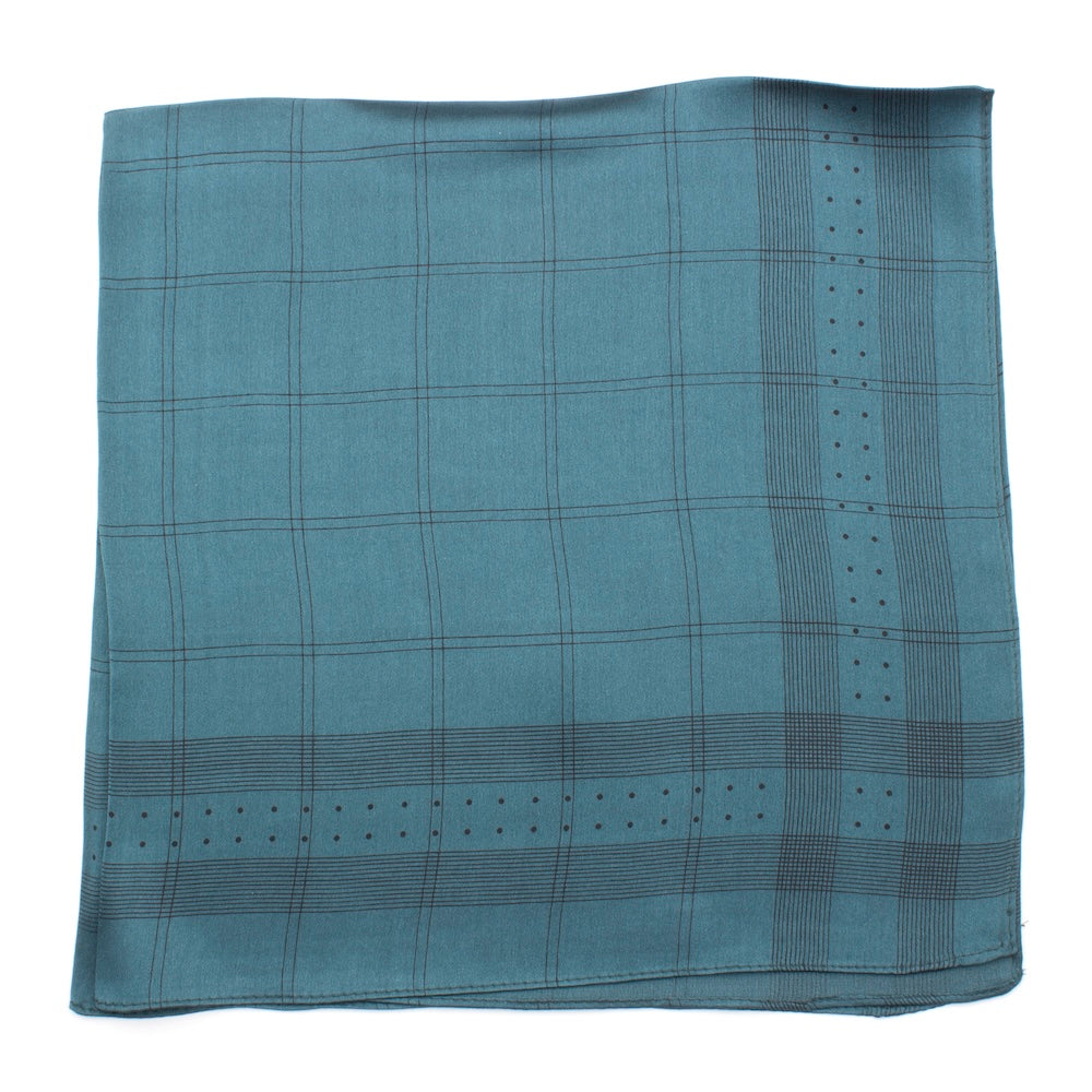 Birmingham Silk Shawl 50x50cm White