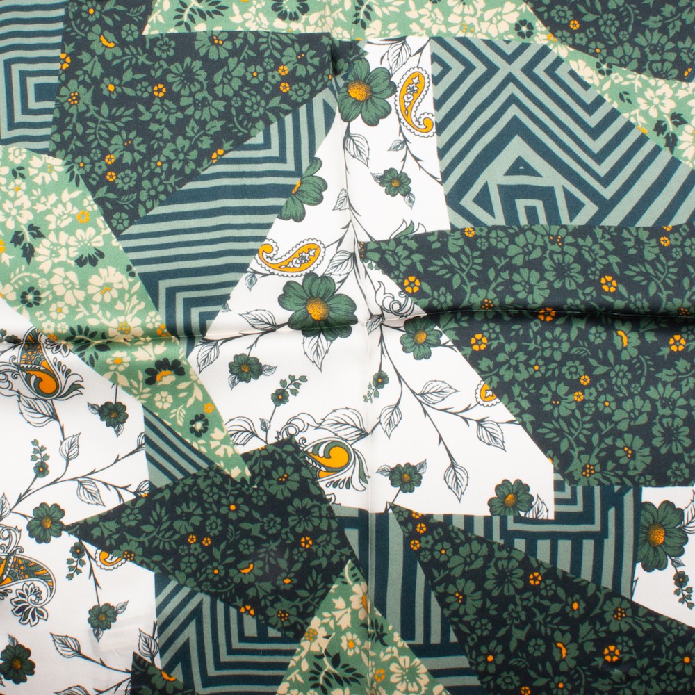 Vianen Sidensjal 50x50cm Grön Grön