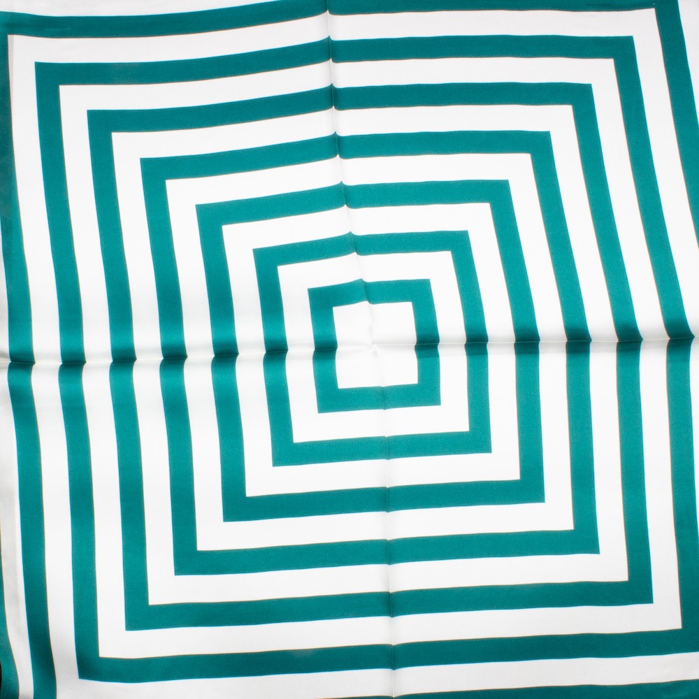 Well Sidensjal 70x70cm Grön Grön