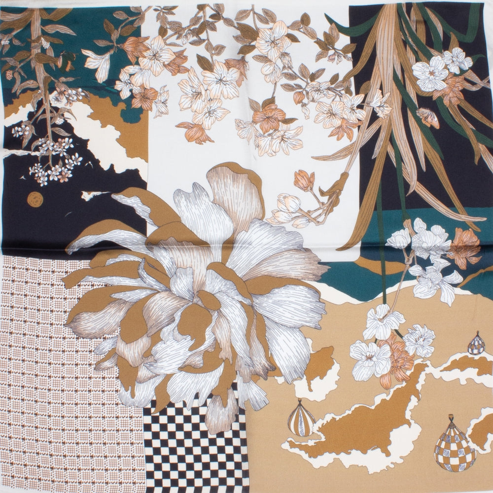 Zeven Sidensjal Camel