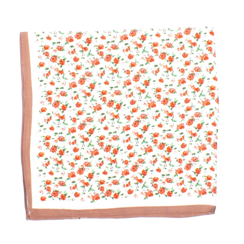 Dreux Silk Scarf Red