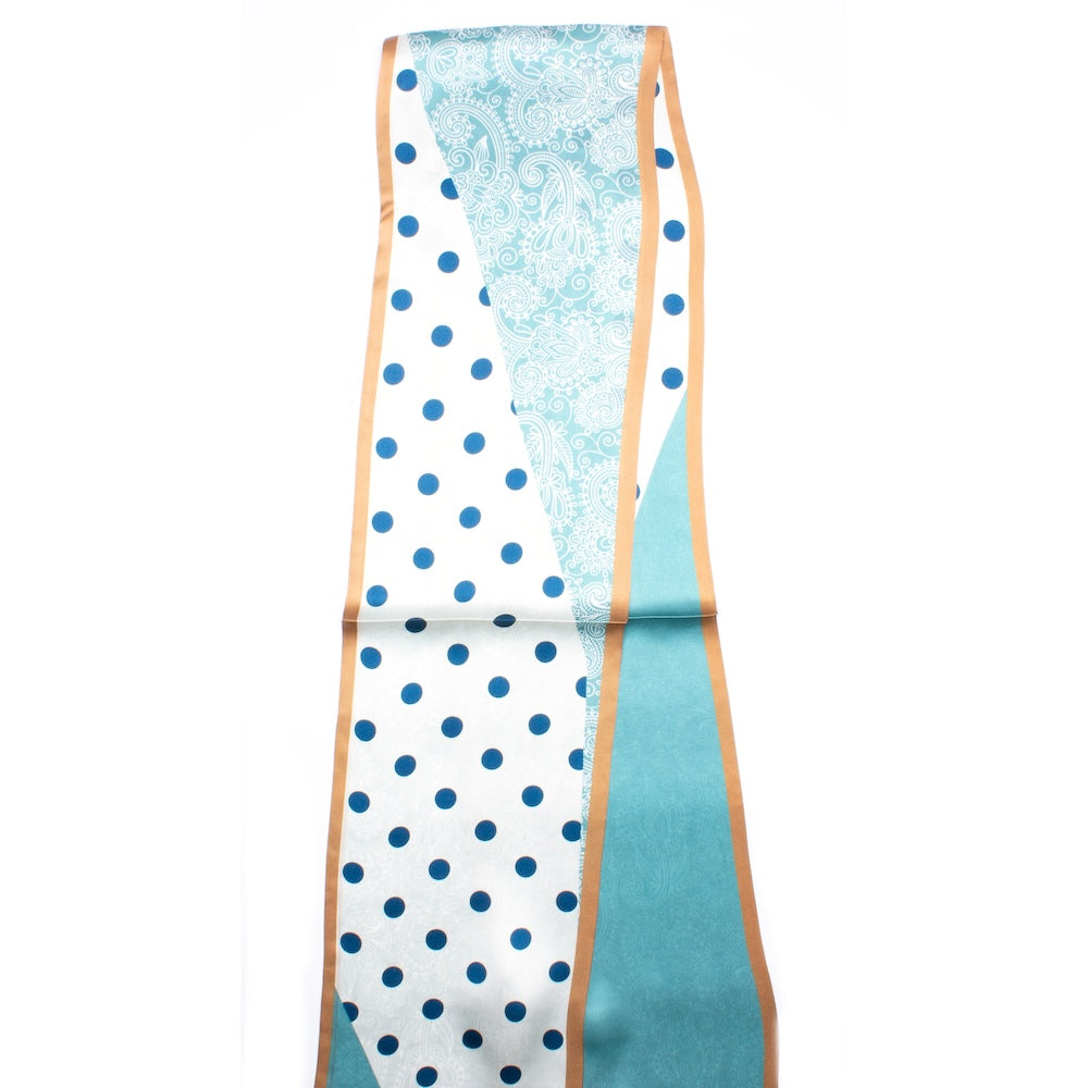 Angers Silk Scarf Green