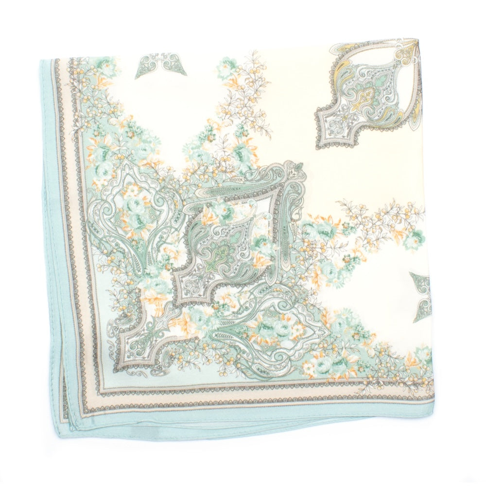 Vernon Silk Scarf Green