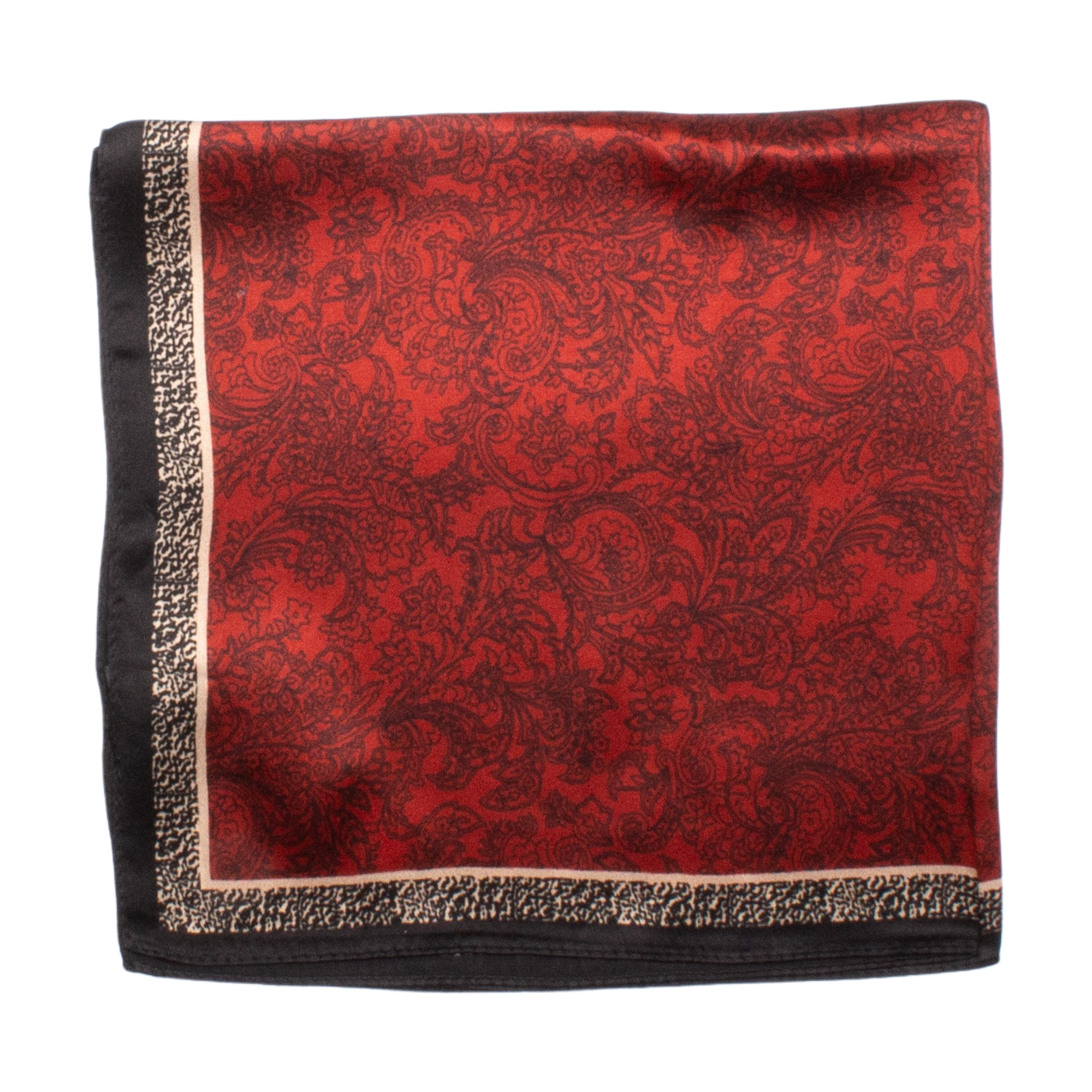 Benifica Sidensjal 50x50cm Röd