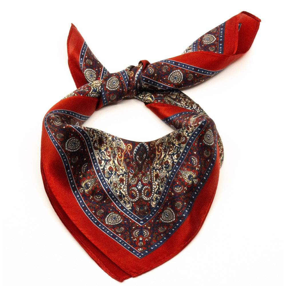 Bougado Sidensjal 50x50cm Röd