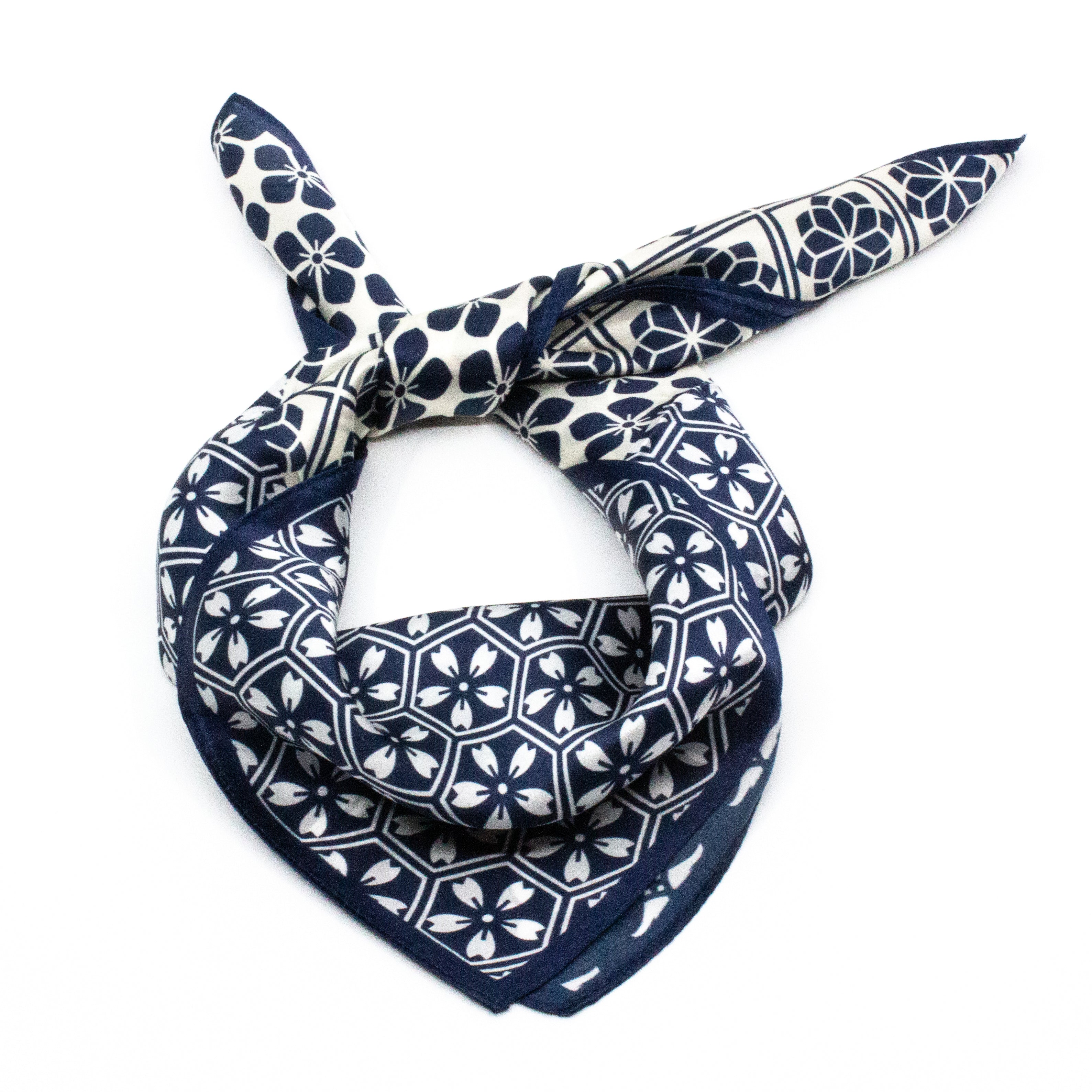 Worthing Sidensjalar 50x50cm Blå