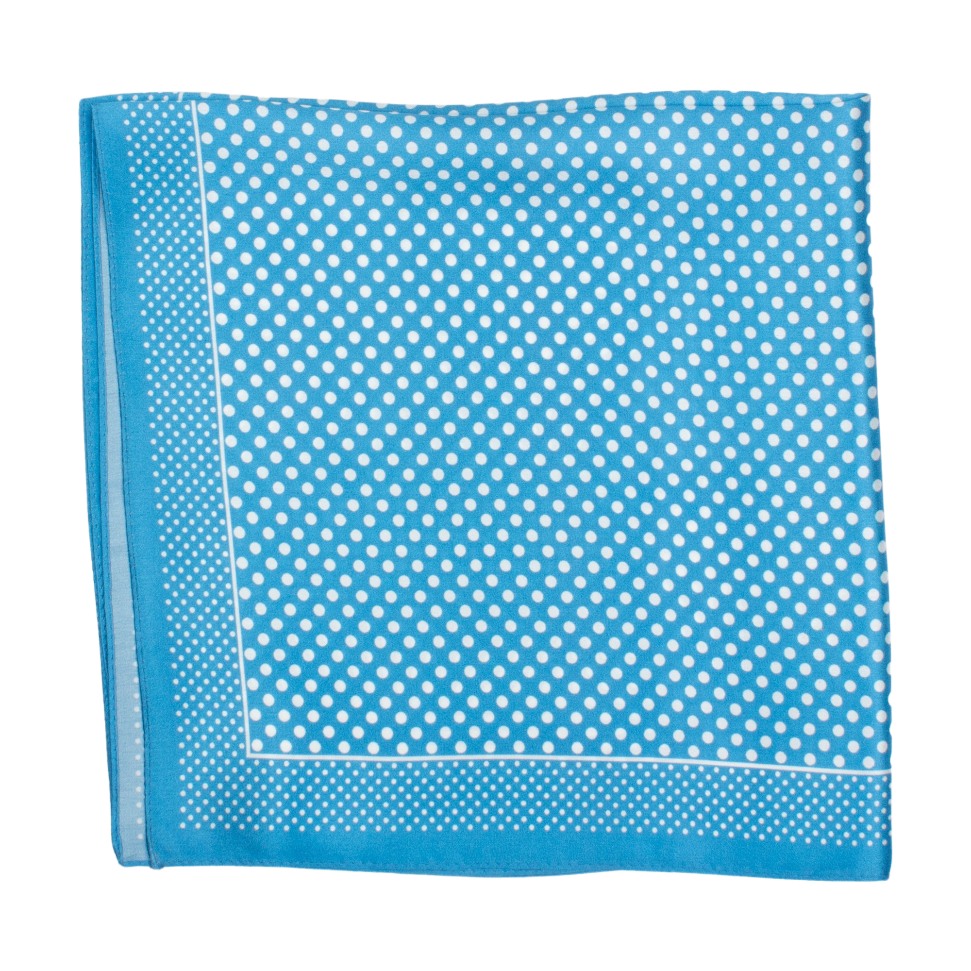 Hastings Sidensjal 50x50cm Blå