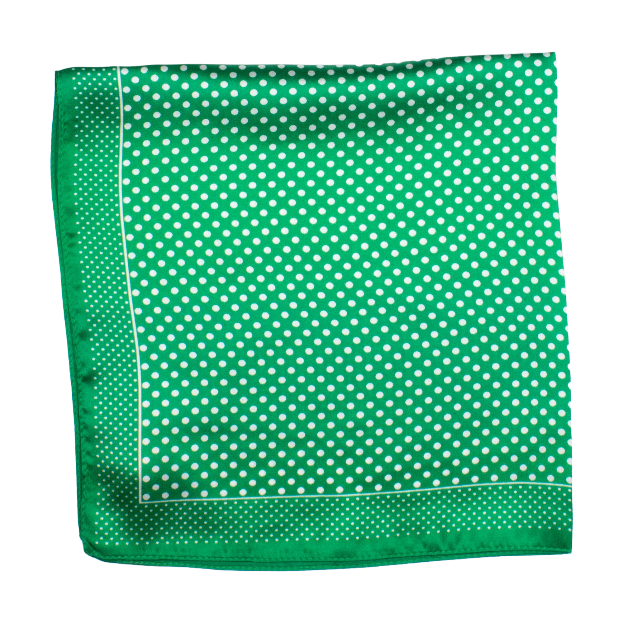 Hastings Sidensjal 50x50cm Grön