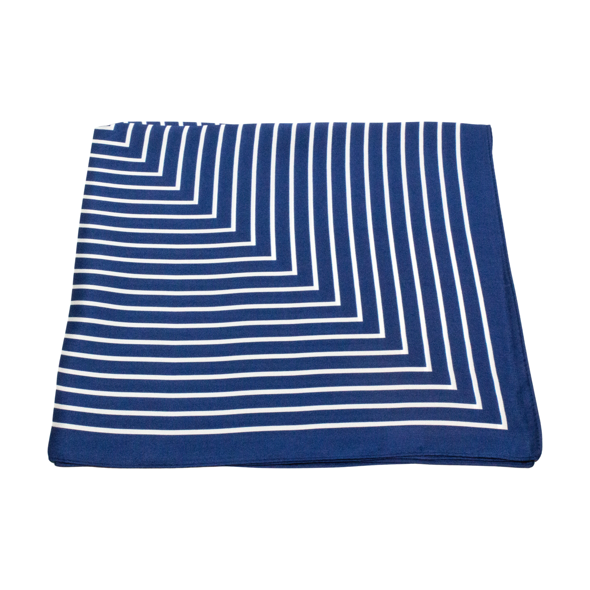 Eastbourne Sidensjal 50x50cm Blå