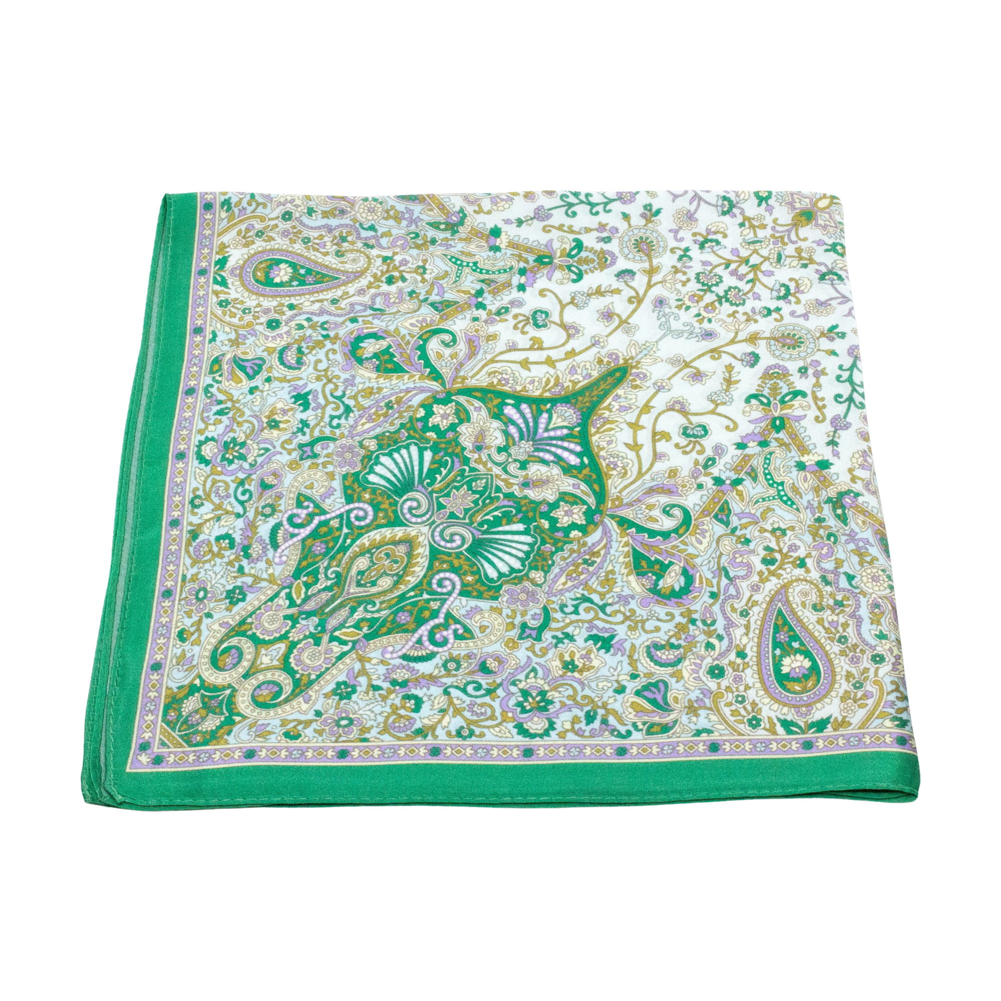 Romford Sidensjal 50x50cm Grön