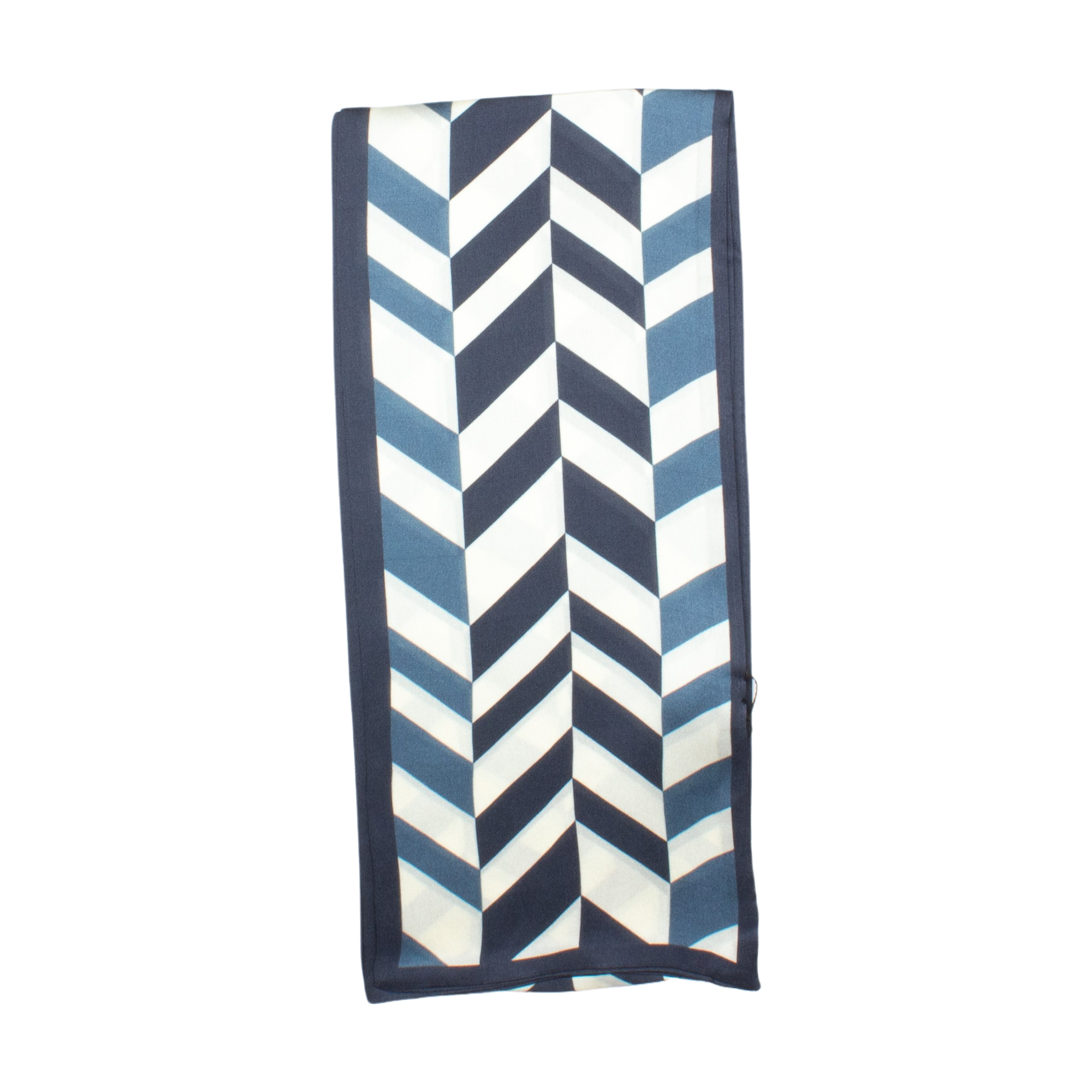 Dover Sidensjal 150x15cm Blå