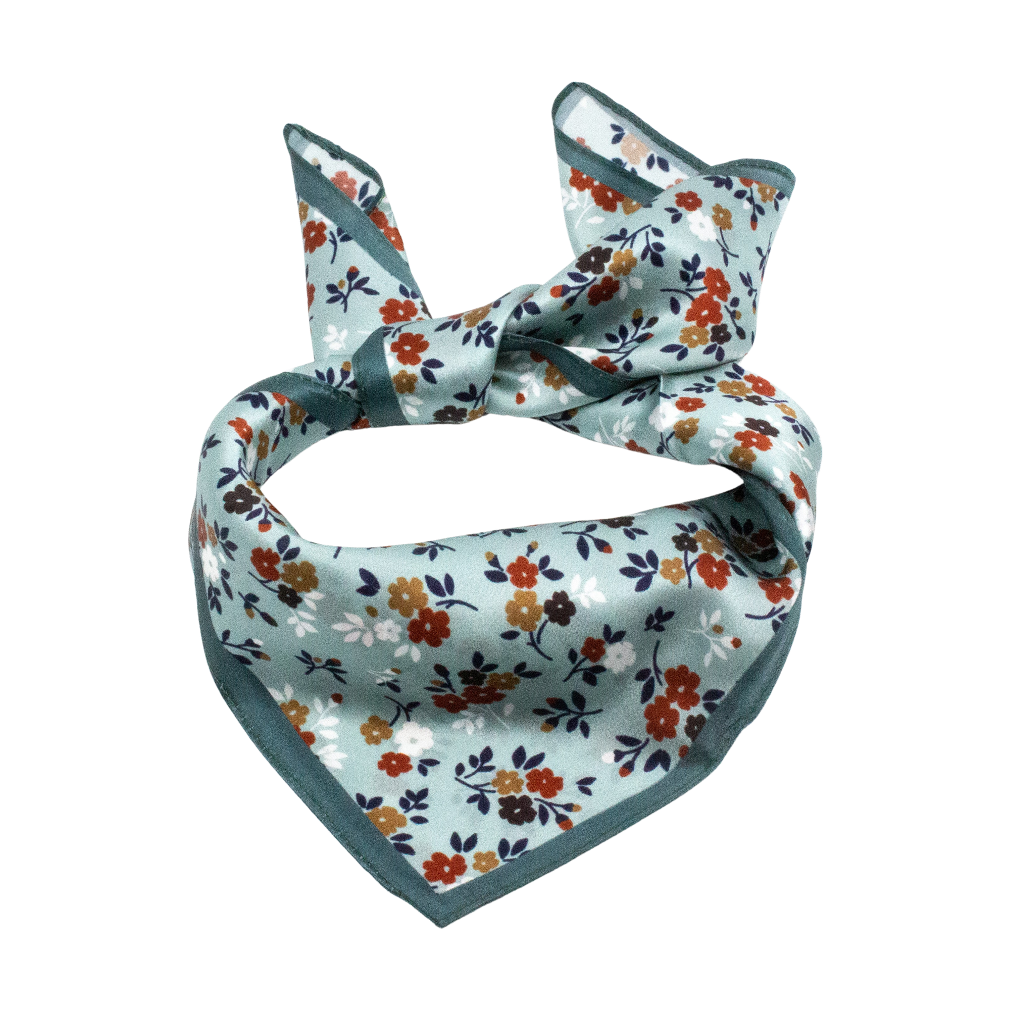 Watton Sidensjal 50x50cm Blå