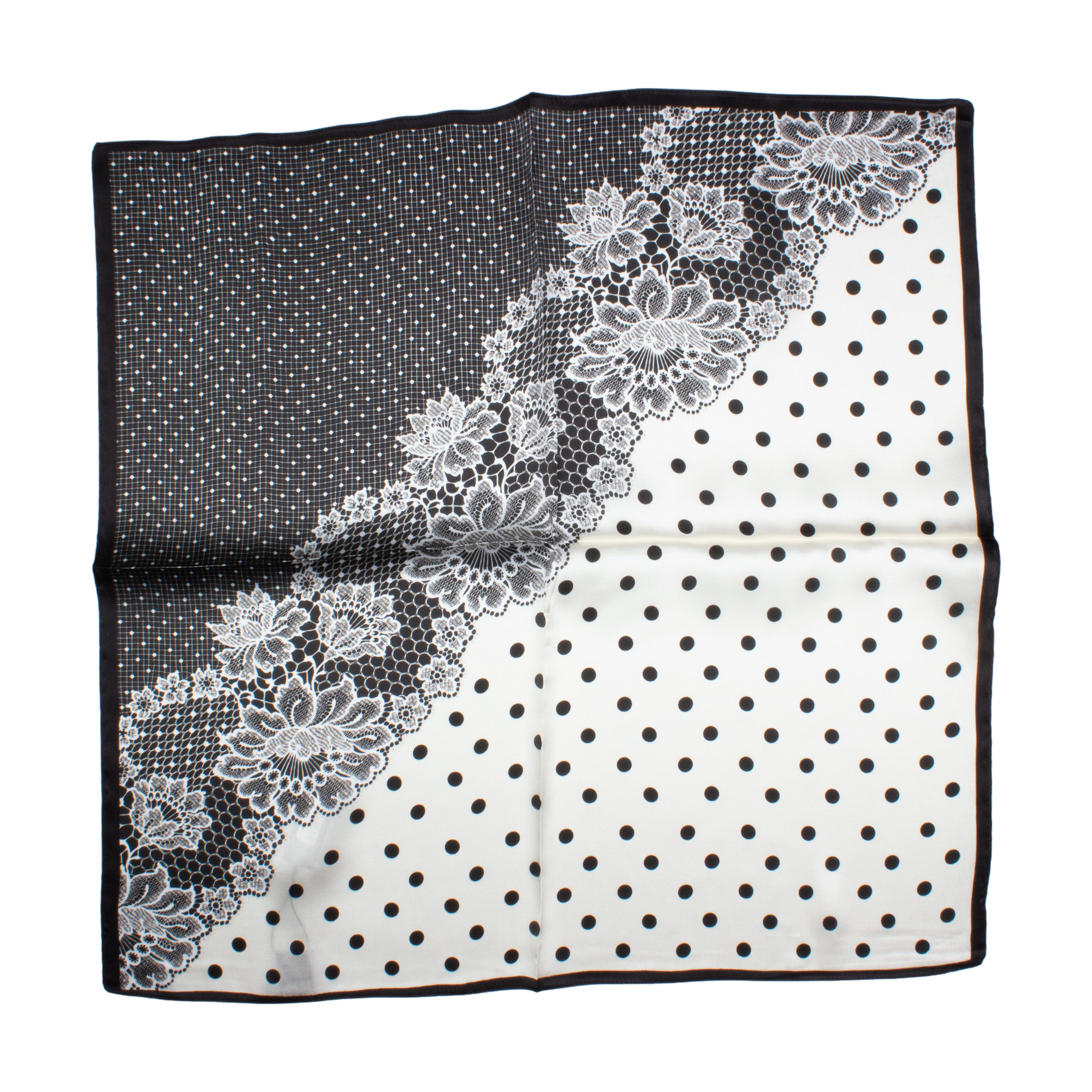 Cambridge Sidensjal 50x50cm Vit