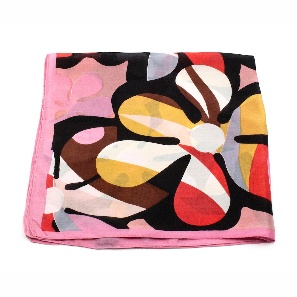 Nanterre Sidensjal 50x50cm Rosa