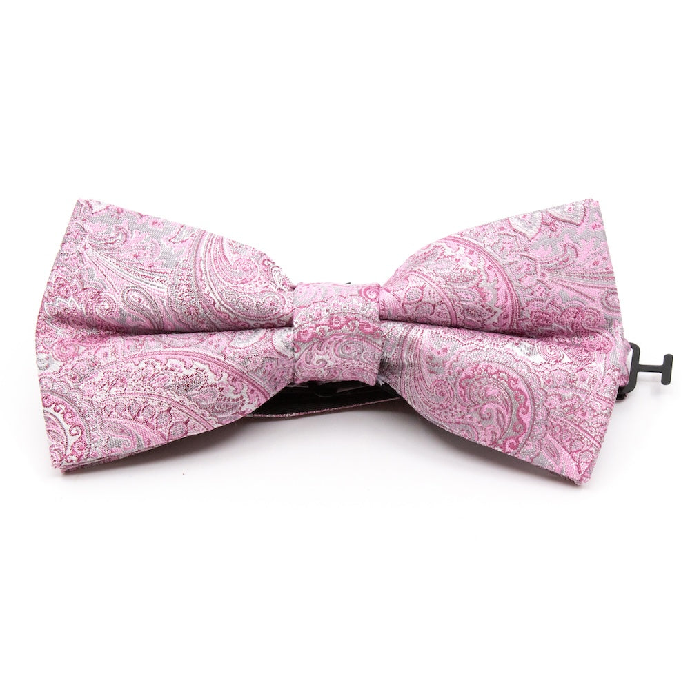 Cream Bow Tie Pink